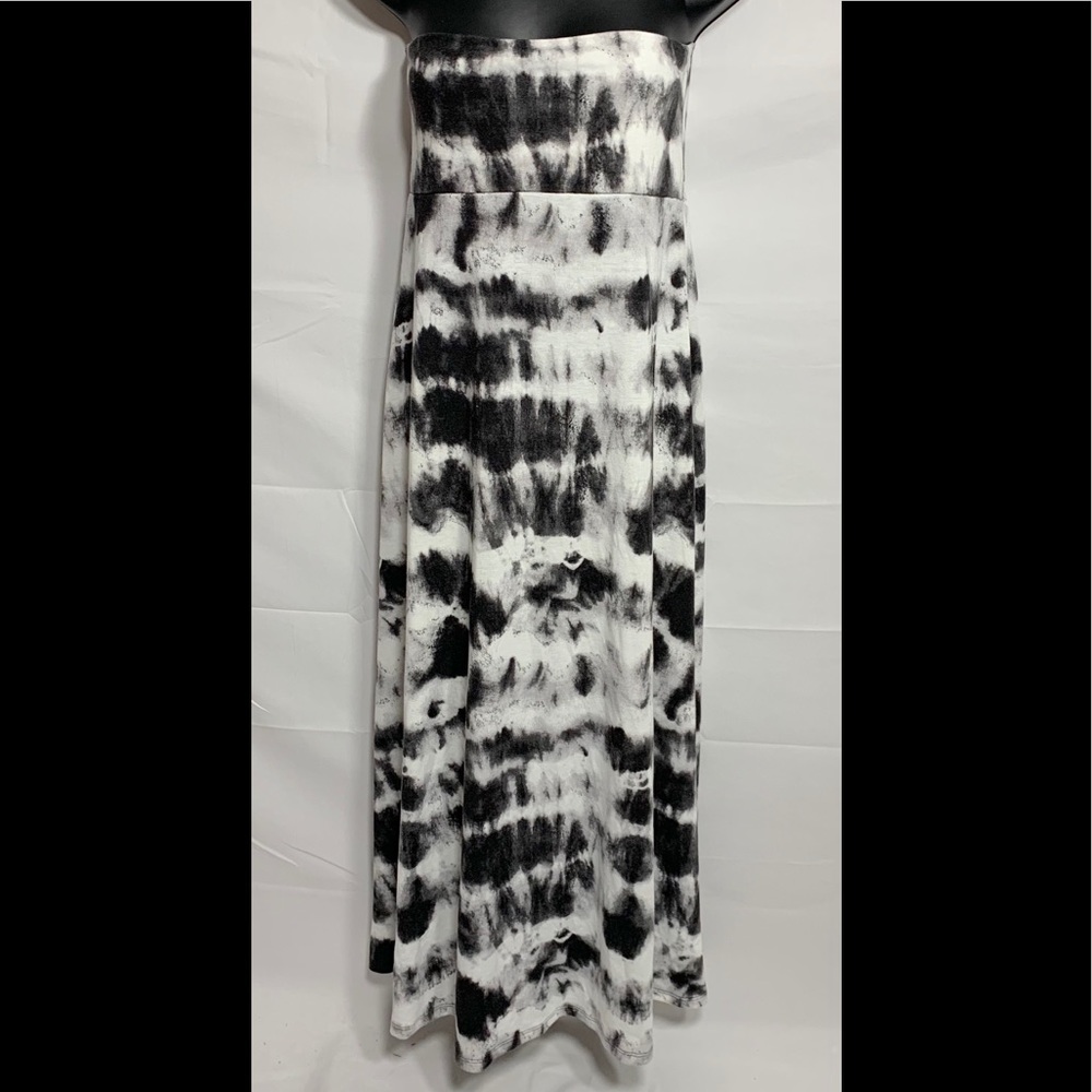 Mossimo Dress tie die strapless Xs